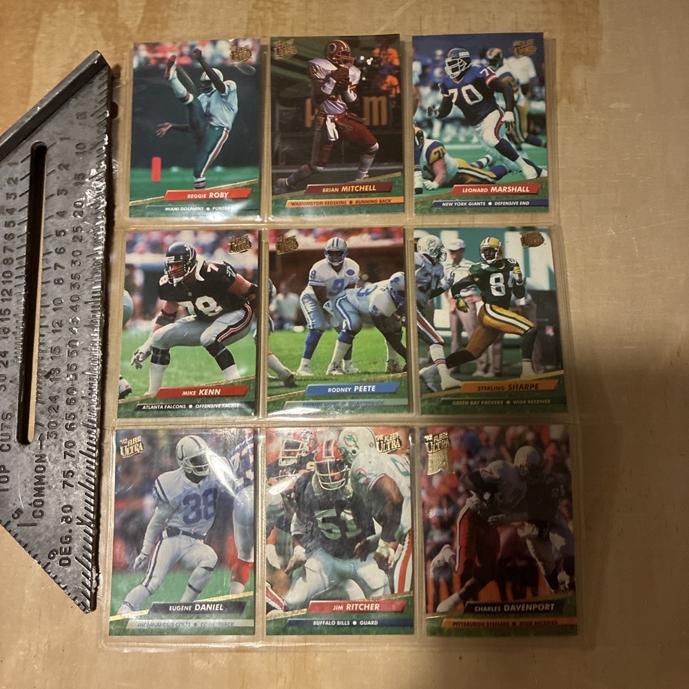 1992 NFL Fleer Ultra Trading Card Lot